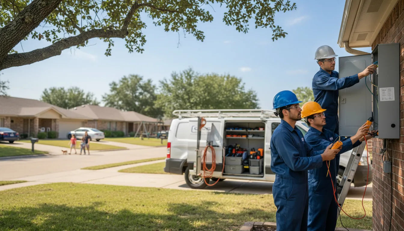 Certified electrician providing emergency electrical services in Philadelphia, MO